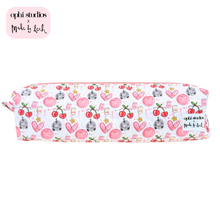 Load image into Gallery viewer, Ophi Studios x Made By Leah Collab Doodle Design Hair Tools Bag