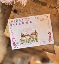 Load image into Gallery viewer, ‘The Holiday Cottage’ Cutie Christmas Sticker