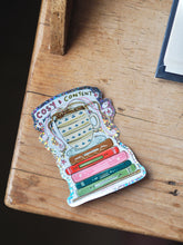 Load image into Gallery viewer, ‘Tea & Books’ Super Cute Autumn Sticker