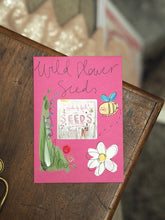 Load image into Gallery viewer, Wild Flower Hand Painted Seed Envelope