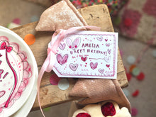 Load image into Gallery viewer, Personalised Hearts Gift Tag