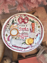 Load image into Gallery viewer, Personalised XL Luxury Christmas Ceramic Plate For Santa