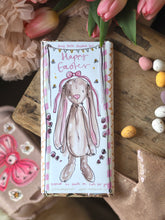 Load image into Gallery viewer, The BIG Happy Easter ‘Vintage Bunny’ 200g Milk Chocolate Bar