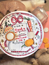 Load image into Gallery viewer, Personalised XL Luxury Christmas Ceramic Plate For Santa