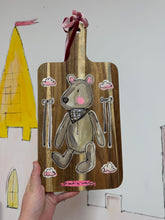 Load image into Gallery viewer, The Hand Painted Christmas Display Board ‘Vintage Bear’