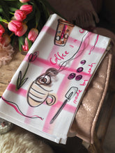 Load image into Gallery viewer, The Coffee And Pastries Tea Towel