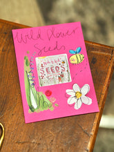 Load image into Gallery viewer, Wild Flower Hand Painted Seed Envelope