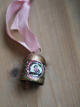 Load image into Gallery viewer, Hand Painted Brass Bell 14 ‘Robin’