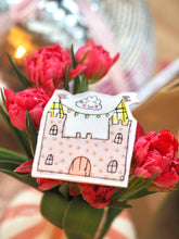 Load image into Gallery viewer, Hand Sewn Castle Hanging Decoration
