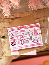 Load image into Gallery viewer, The ‘Believe’ Pink Jumble Design