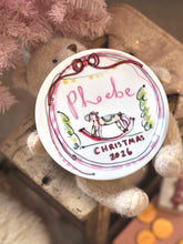 Load image into Gallery viewer, The Ceramic Personalised Rocking Horse Plate