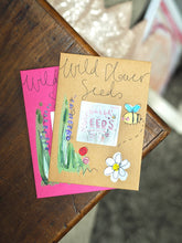 Load image into Gallery viewer, Wild Flower Hand Painted Seed Envelope