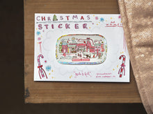 Load image into Gallery viewer, ‘The Christmas Village’ Cutie Christmas Sticker