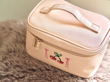 Load image into Gallery viewer, The Luxury Cherries & Bows Vanity Case