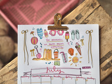 Load image into Gallery viewer, 2027 A4 ‘The Made by Leah Quotes & Doodles Calendar’