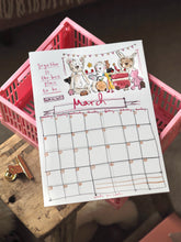 Load image into Gallery viewer, 2027 A4 ‘The Made by Leah Quotes & Doodles Calendar’