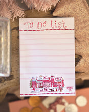Load image into Gallery viewer, The Pink Christmas Village Swirly To Do List Pad