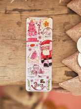 Load image into Gallery viewer, Christmas Pink Doodles Bookmark