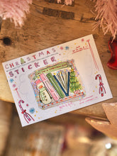 Load image into Gallery viewer, ‘Christmas Books’ Cutie Christmas Sticker