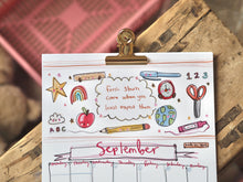 Load image into Gallery viewer, 2027 A4 ‘The Made by Leah Quotes & Doodles Calendar’
