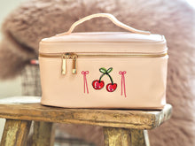 Load image into Gallery viewer, The Luxury Cherries & Bows Vanity Case