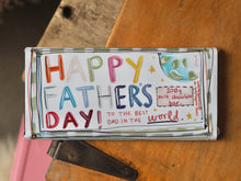 Load image into Gallery viewer, THE XL ‘HAPPY FATHER’S DAY’ Best In The World 200g Milk Chocolate Bar