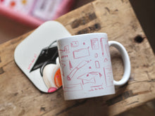Load image into Gallery viewer, The Pink Graduation Sketches Mug