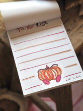 Load image into Gallery viewer, The Cosy Pumpkin Notes Pad
