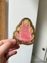 Load image into Gallery viewer, Bunny ‘You Can Do Hard Things’ Super Cute Sticker
