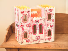 Load image into Gallery viewer, The Hand Painted Wooden Castle Dolls House ‘The Bow Castle’