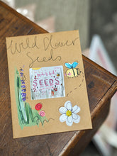 Load image into Gallery viewer, Wild Flower Hand Painted Seed Envelope