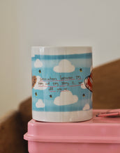 Load image into Gallery viewer, The ‘Clouds & Hats’ Ceramic Mug