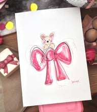 Load image into Gallery viewer, Bear On A Bow Design