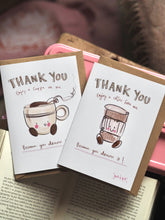 Load image into Gallery viewer, ‘Cuppa Card’ Gift Card Sleeve