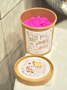 Pink ‘Lemon Cookie’ Bath Crumble Tub