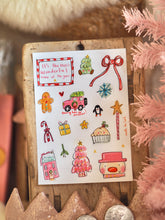 Load image into Gallery viewer, ‘All Things Pink Christmas’ Sticker Sheet