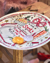 Load image into Gallery viewer, Personalised XL Luxury Christmas Ceramic Plate For Santa