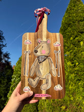 Load image into Gallery viewer, The Hand Painted Christmas Display Board ‘Vintage Bear’