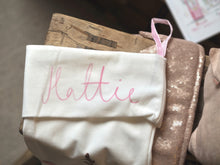 Load image into Gallery viewer, The ‘Pink Reindeer’ Velvet Stocking