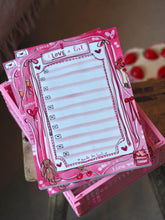 Load image into Gallery viewer, Cutie "I Love A List" List Pad