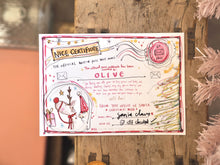 Load image into Gallery viewer, Personalised NICE Certificate