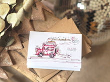 Load image into Gallery viewer, Personalised Pink Wedding Car Design