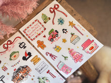 Load image into Gallery viewer, ‘All Things Pink Christmas’ Sticker Sheet