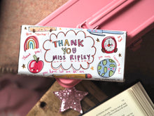 Load image into Gallery viewer, ‘Thank You’ Classroom Doodles XL 200g Chocolate Bar
