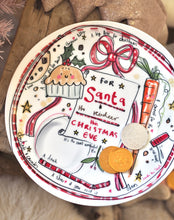 Load image into Gallery viewer, Personalised XL Luxury Christmas Ceramic Plate For Santa