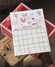 Load image into Gallery viewer, 2027 A4 ‘The Made by Leah Quotes & Doodles Calendar’