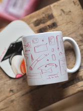 Load image into Gallery viewer, The Pink Graduation Sketches Mug