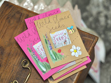 Load image into Gallery viewer, Wild Flower Hand Painted Seed Envelope
