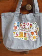 Load image into Gallery viewer, ‘Our Summer Holiday 2026’ Luxury Vintage Washed Tote