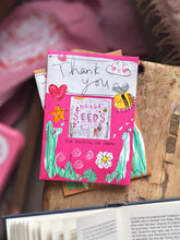 Load image into Gallery viewer, Wild Flower Hand Painted Seed Envelope To Say ‘Thank You’